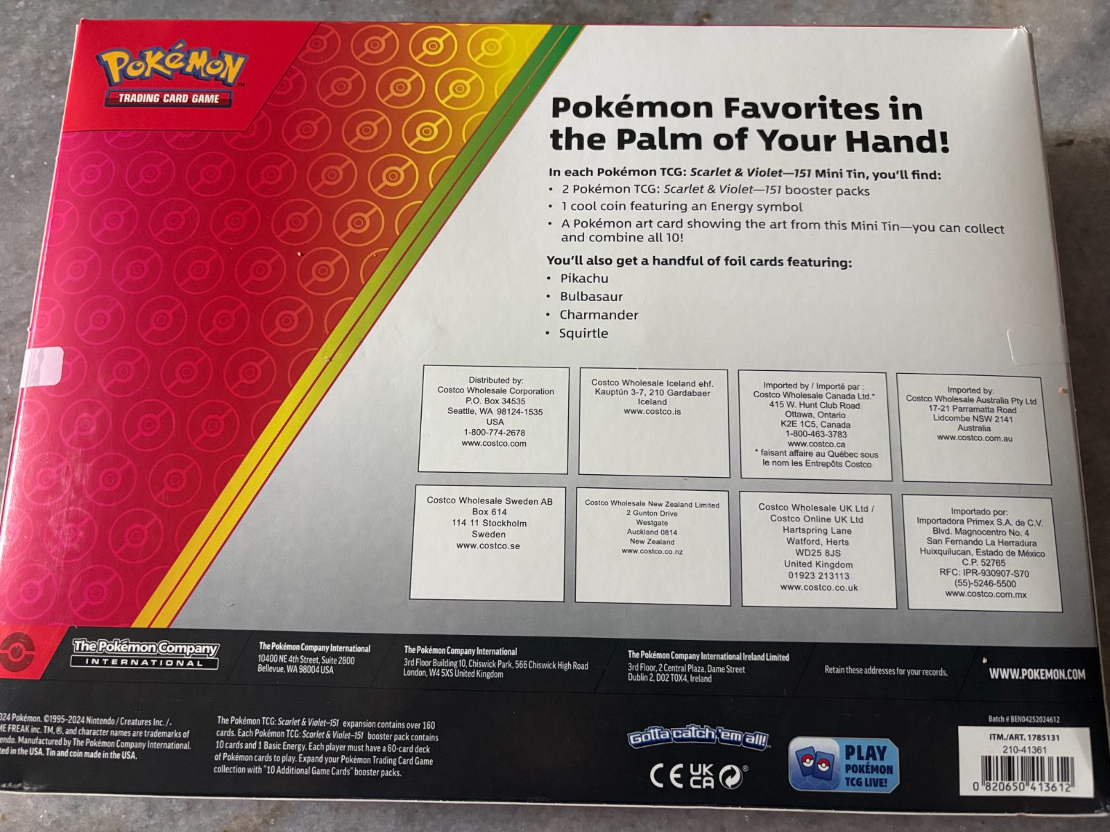 Pokeman 5-pack Scarlet & Violet 151 photo 2