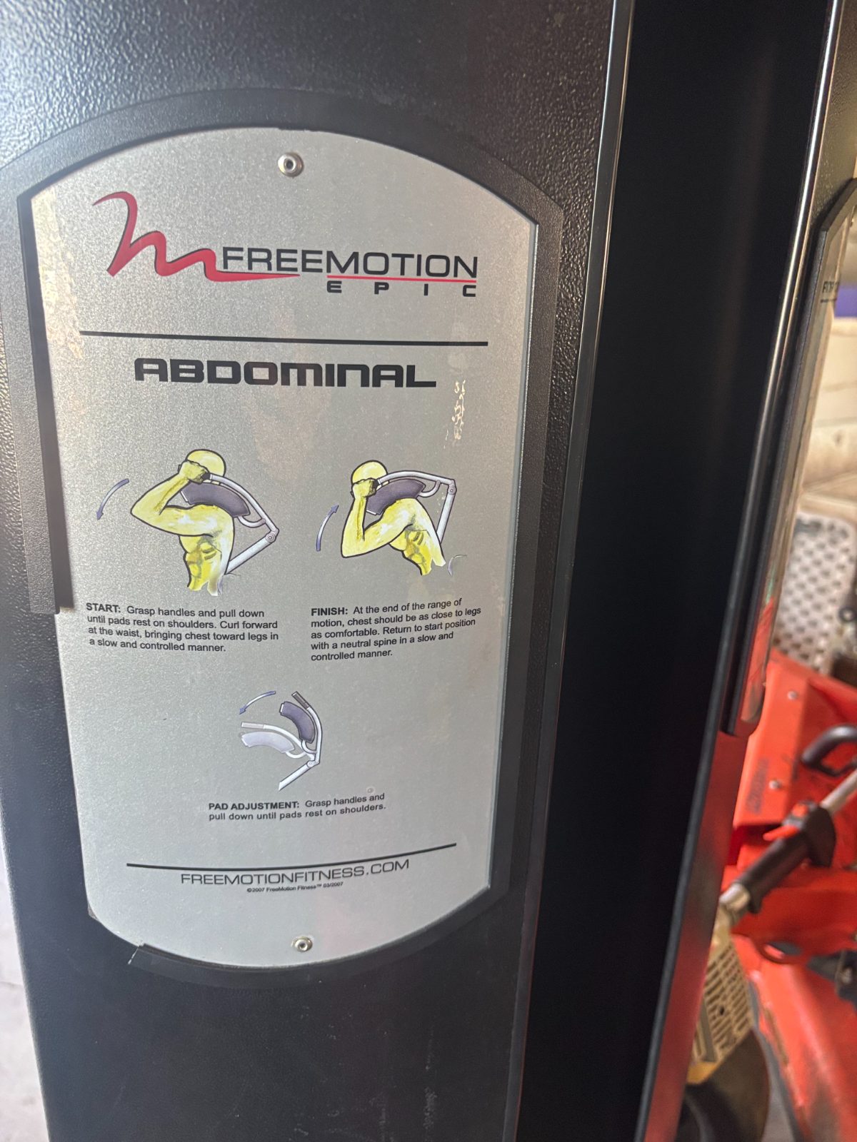 FreeMotion Ab Machine photo 3